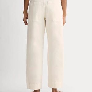 Everlane Women's Utility Straight Leg Pant Cream